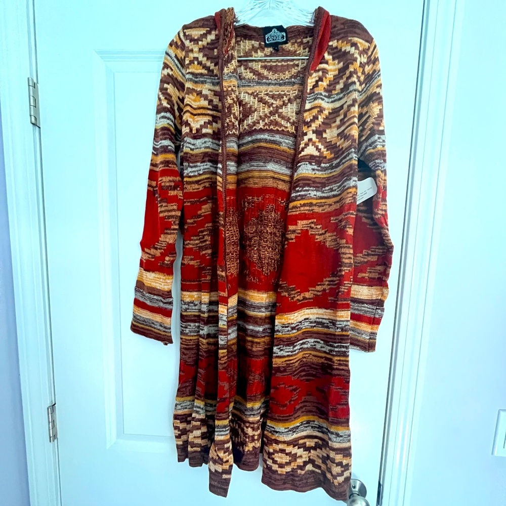 Hooded Duster Cardigan